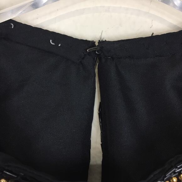 Vintage | Laurence Kazar | Silk Beaded Top Sz M - Picture 6 of 7